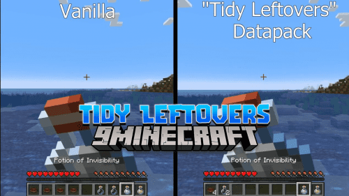 Tidy Leftovers Data Pack (1.20.4, 1.19.4) – Streamline Your Minecraft Storage Experience! Thumbnail