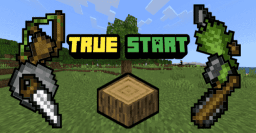 True Start Addon (1.20, 1.19) – MCPE/Bedrock Mod Thumbnail