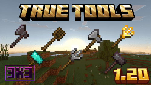 True Tools Addon (1.20) – MCPE/Bedrock Mod Thumbnail