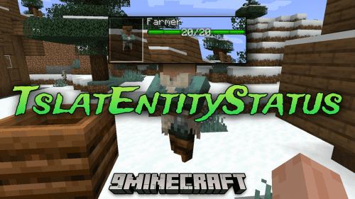 TslatEntityStatus Mod (1.21.1, 1.20.1) – Elevating Entity Interaction Thumbnail