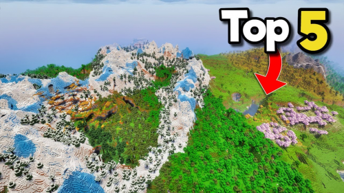 Top 5 Awesome Spawn Seeds For Minecraft (1.20.6, 1.20.1) – Java/Bedrock Edition Thumbnail