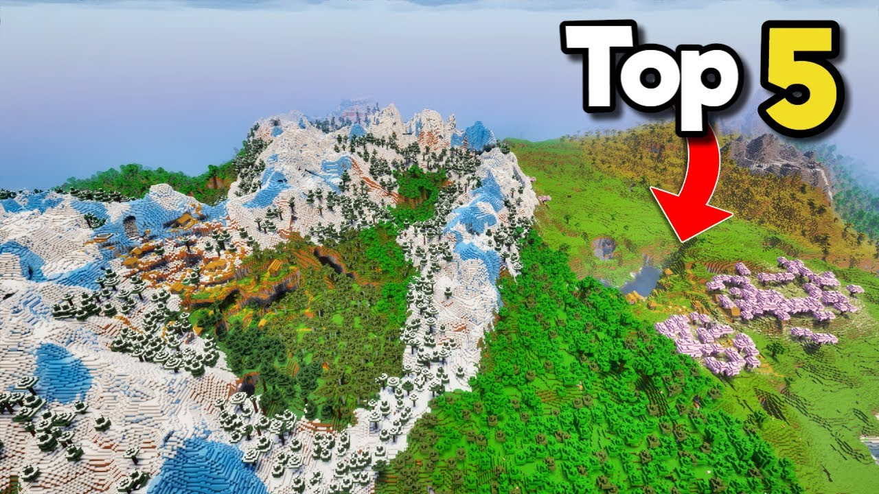 Top 5 Awesome Spawn Seeds For Minecraft (1.20.6, 1.20.1) - Java/Bedrock Edition 1