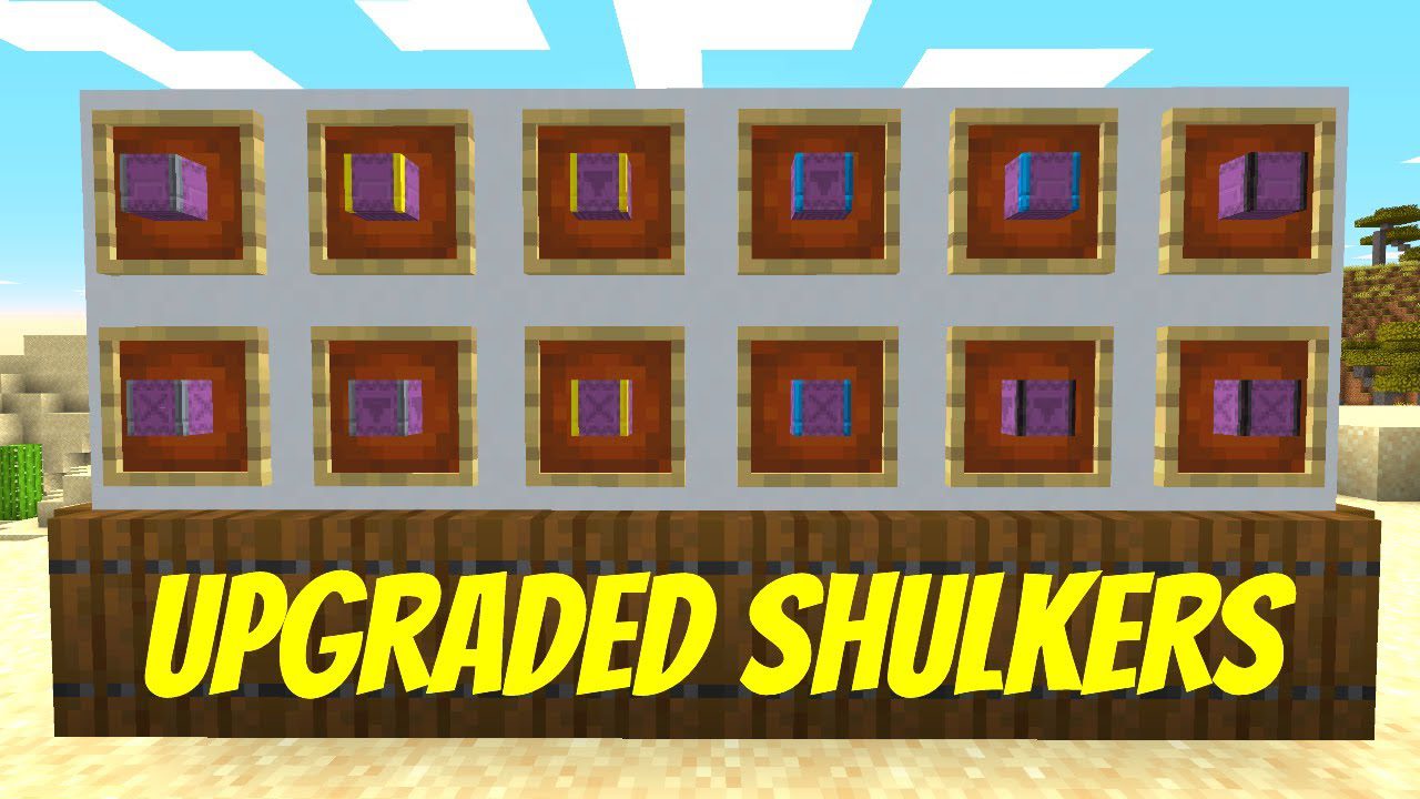 Upgraded Shulkers Mod (1.19.4, 1.18.2) - Modded Shulker Boxes 1