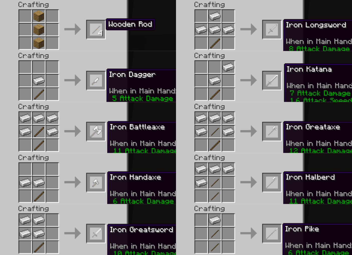 Variant Tools and Weaponry - More Weapons Mod (1.20.1, 1.19.3) 2