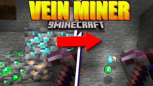 Veinminer Mod (1.20.4, 1.19.4) – Quick Mining Thumbnail