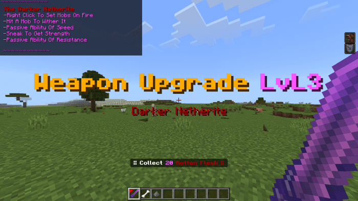 Weapon Evolution Addon (1.20) - MCPE/Bedrock Mod 11