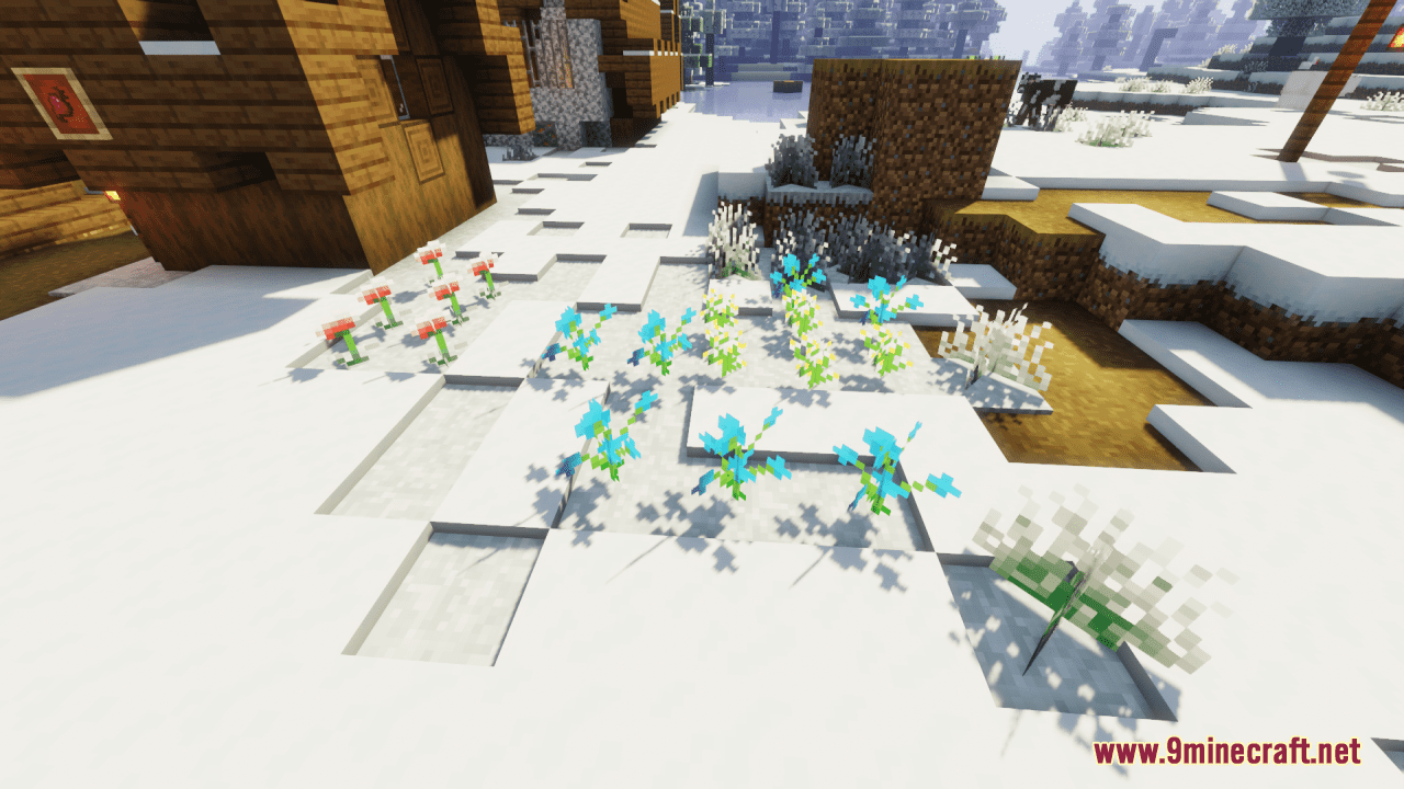 White Leaves & Grass Resource Pack (1.20.6, 1.20.1) - Texture Pack 7