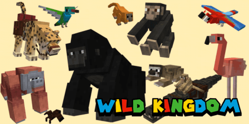 Wild Kingdom Addon (1.20, 1.19) – MCPE/Bedrock Mod Thumbnail