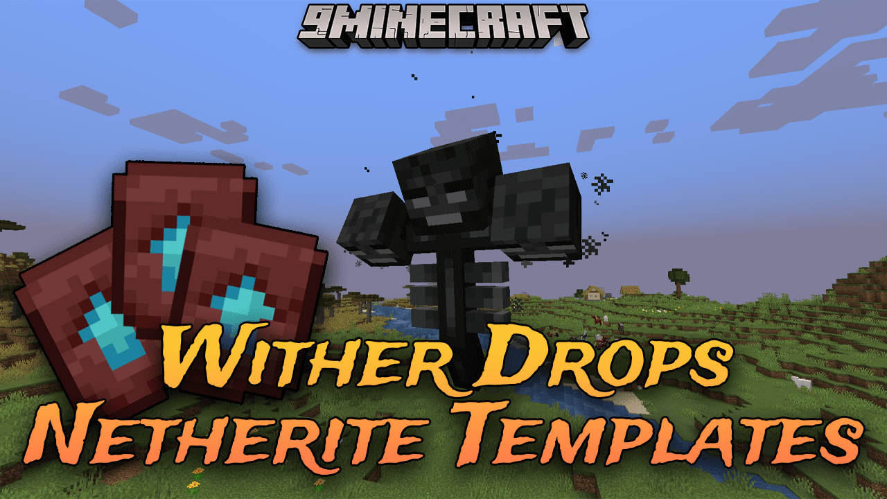 Wither Drops Netherite Templates Mod (1.20.1) - Enhancing Combat Rewards 1