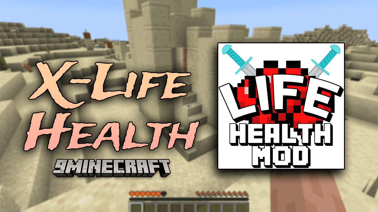 X-Life Health Mod (1.19.2, 1.15.2) - Heartfelt Adventures 1
