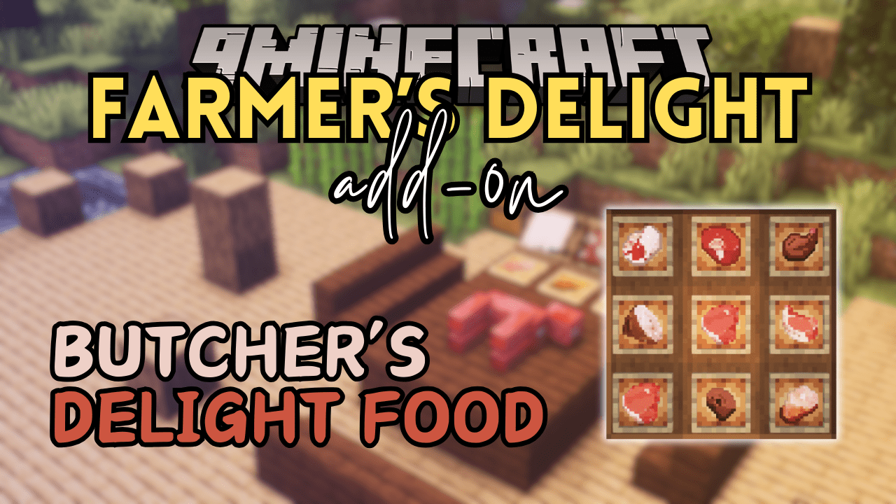 Butcher's Delight Foods Mod (1.20.1, 1.19.2) - More animal parts, More Flavorful 1