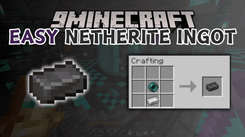 Easy Netherite Ingot Mod (1.21.1, 1.20.1) – Netherite? Easy as Ender Pie! Thumbnail