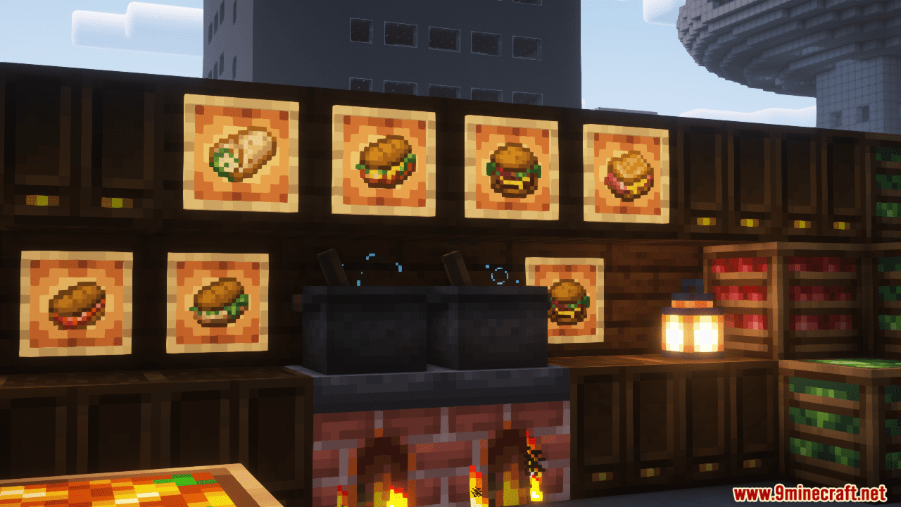 FastFood Delight Mod (1.19.2) - Cheeseburgers, Chicken Cheese, and More! 7