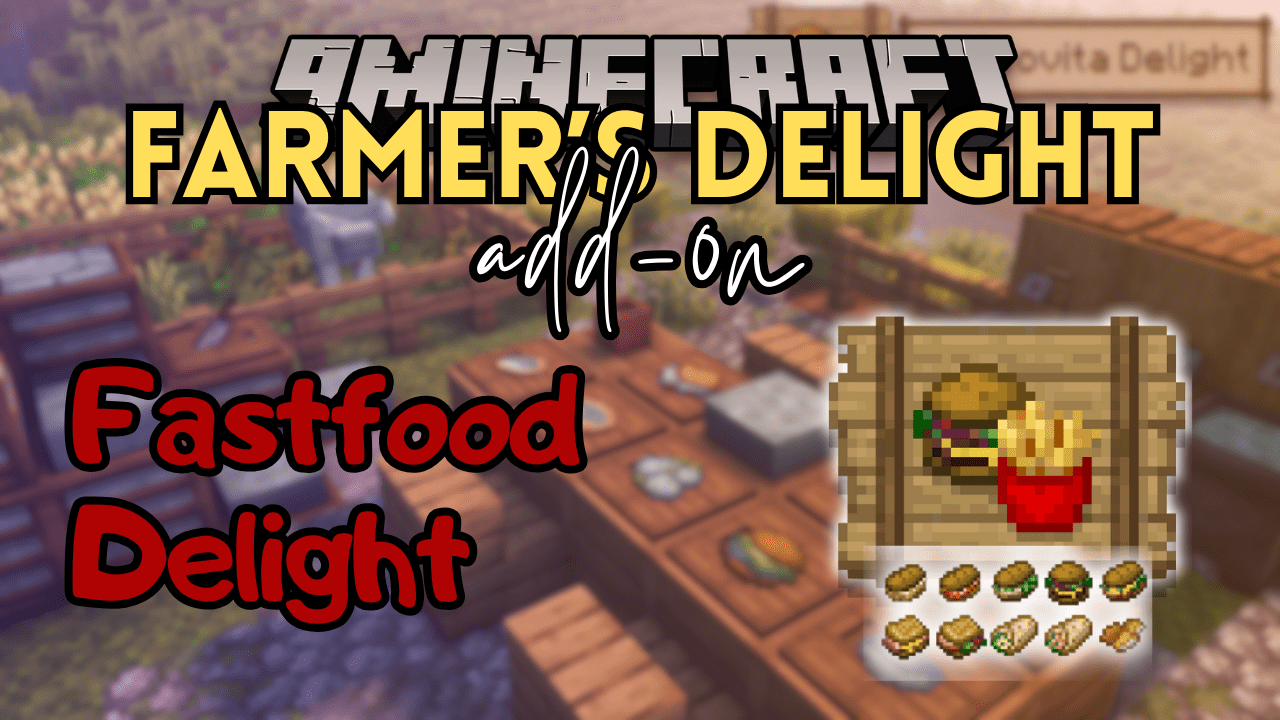 FastFood Delight Mod (1.19.2) - Cheeseburgers, Chicken Cheese, and More! 1