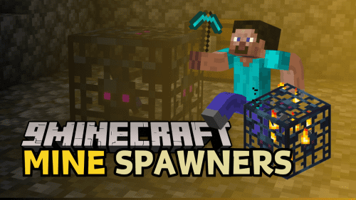 Mine Spawners Mod (1.21, 1.20.1) – Relocate Spawners Anywhere You Desire Thumbnail