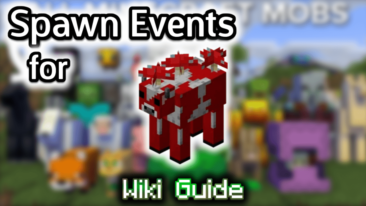 Spawn Events for Mooshroom - Wiki Guide 1