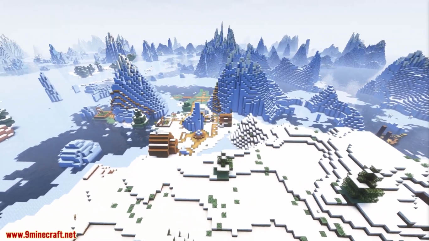 Best New Survival Winter Island Seeds For Minecraft (1.20.4, 1.19.4) - Java/Bedrock Edition 4