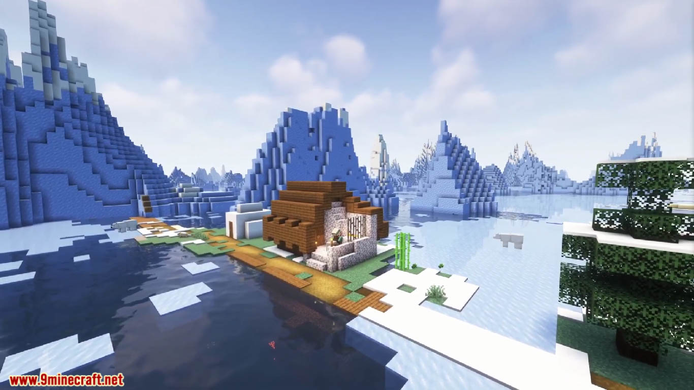 Best New Survival Winter Island Seeds For Minecraft (1.20.4, 1.19.4) - Java/Bedrock Edition 7