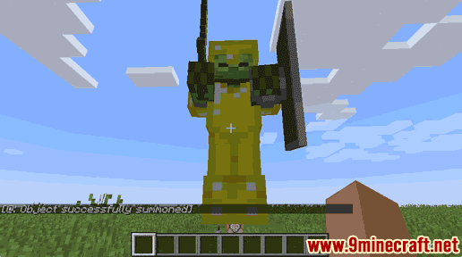 How to Summon Giant with Golden Armor and Sword - Wiki Guide 1