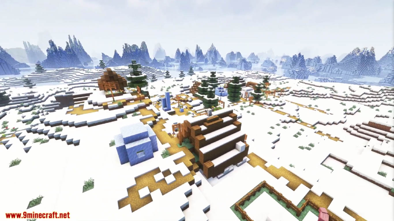 Top 5 Snowy Village Seeds For Minecraft (1.20.4, 1.19.4) - Java/Bedrock Edition 9