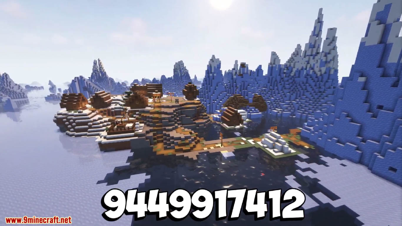 Top 5 Snowy Village Seeds For Minecraft (1.20.4, 1.19.4) - Java/Bedrock Edition 11