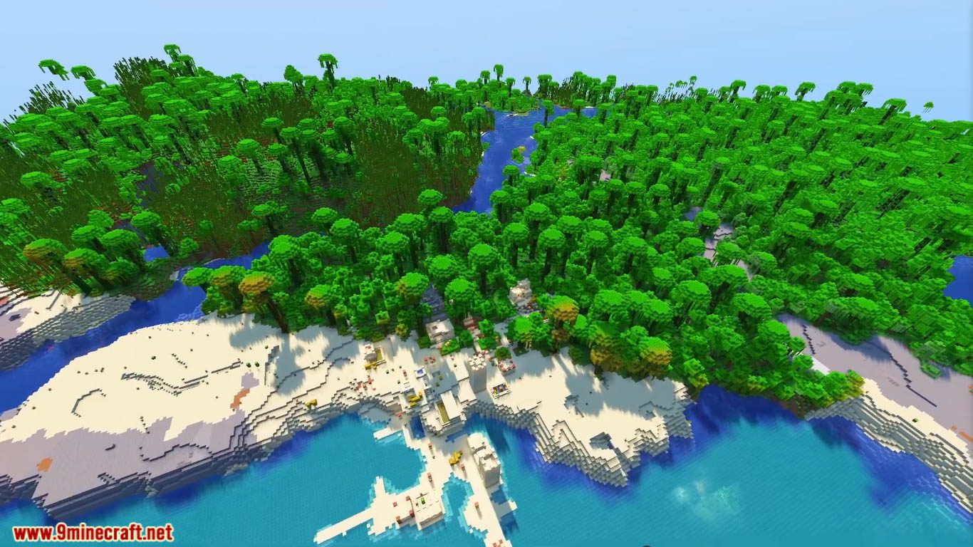 Top 3 Jungle Minecraft Seeds With Village (1.20.6, 1.20.1) - Java/Bedrock Edition 6