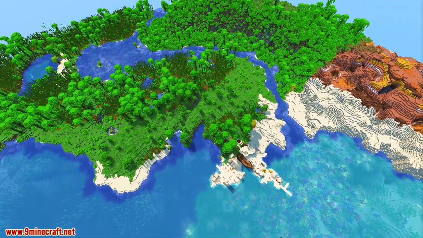 Top 3 Jungle Minecraft Seeds With Village (1.20.6, 1.20.1) - Java/Bedrock Edition 10