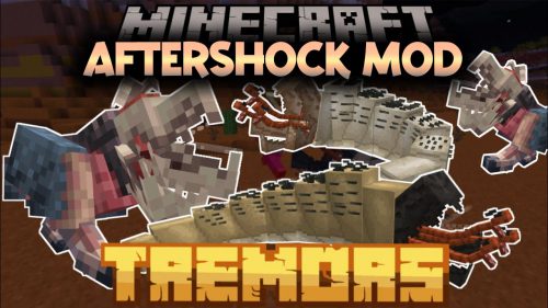 Aftershock Mod (1.20.1) – Horror Desert Monster from The Movie Tremors Thumbnail