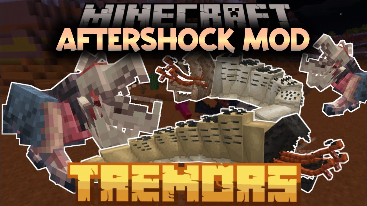 Aftershock Mod (1.20.1) - Horror Desert Monster from The Movie Tremors 1