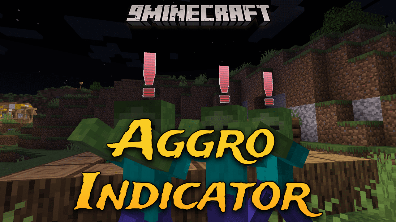 Aggro Indicator Mod (1.20.4, 1.19.4) - Strategic Insight, Enhancing Survival!! 1