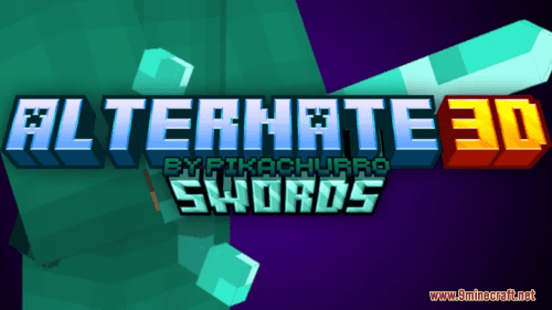 Alternate 3D Swords Resource Pack (1.20.6, 1.20.1) – Texture Pack Thumbnail