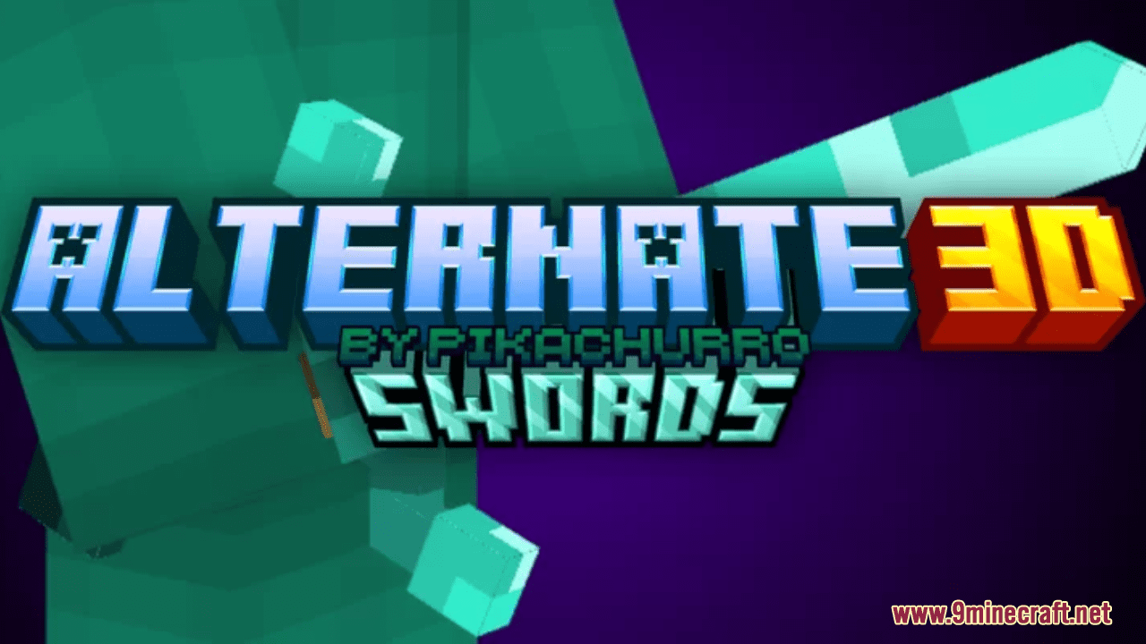 Alternate 3D Swords Resource Pack (1.20.6, 1.20.1) - Texture Pack 1