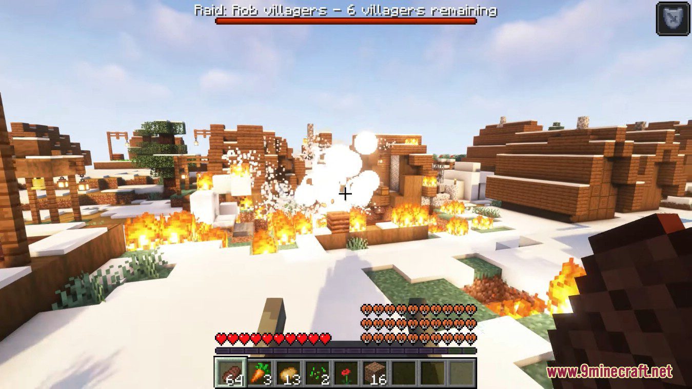 Attack On Villager Mod (1.19.2) - Villagers Fight Back 13