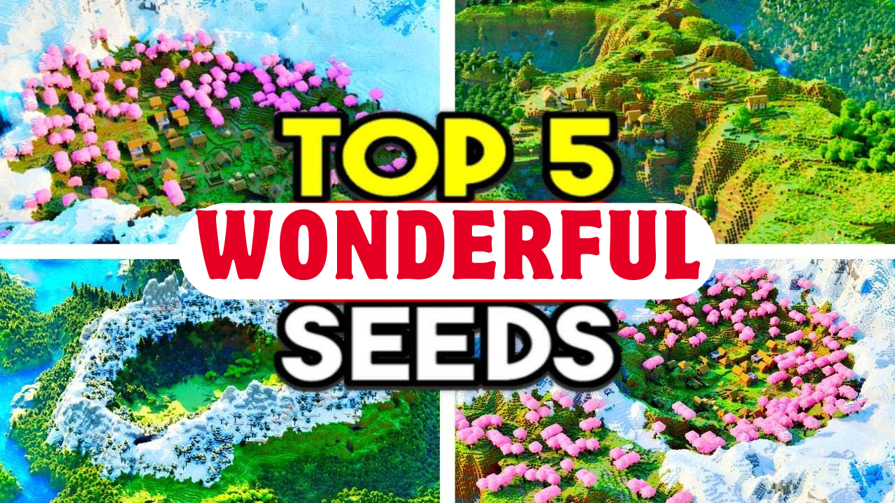 Top 5 Wonderful Minecraft Seeds To Check Out (1.20.4, 1.19.4) - Bedrock Edition 1