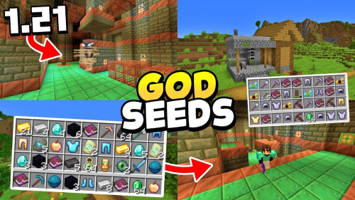 Top 5 Great God Seeds For Minecraft (1.20.4, 1.19.4) – Bedrock Edition Thumbnail