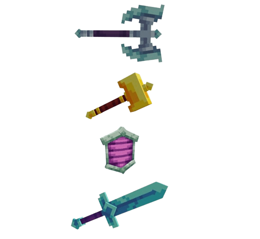 BMC Legendary Weapons Addon (1.20, 1.19) - MCPE/Bedrock Mod 9