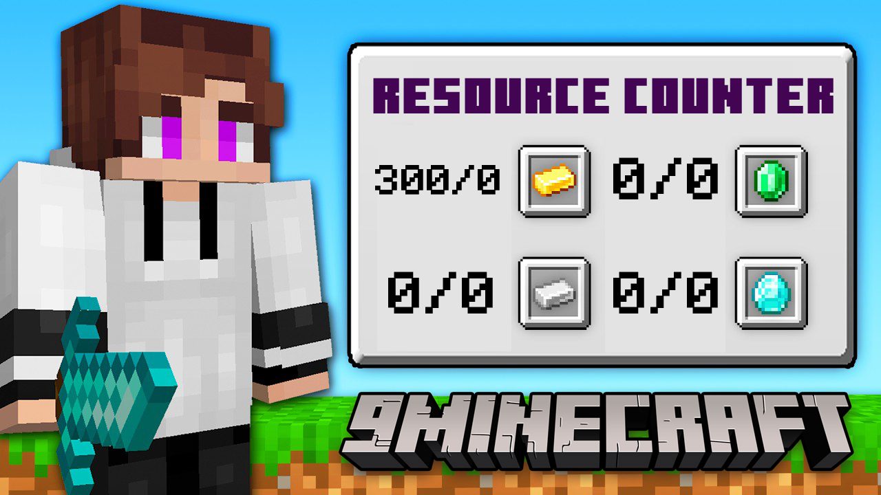 Bedwars Resource Counter Mod (1.8.9) - QoL for Bedwars 1