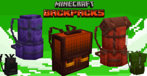 Better Backpacks Addon (1.20, 1.19) – MCPE/Bedrock Mod Thumbnail