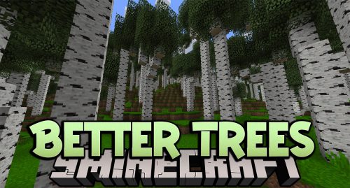 Better Trees Mod (1.21.1, 1.20.1) – Improve The Overworld Trees Thumbnail