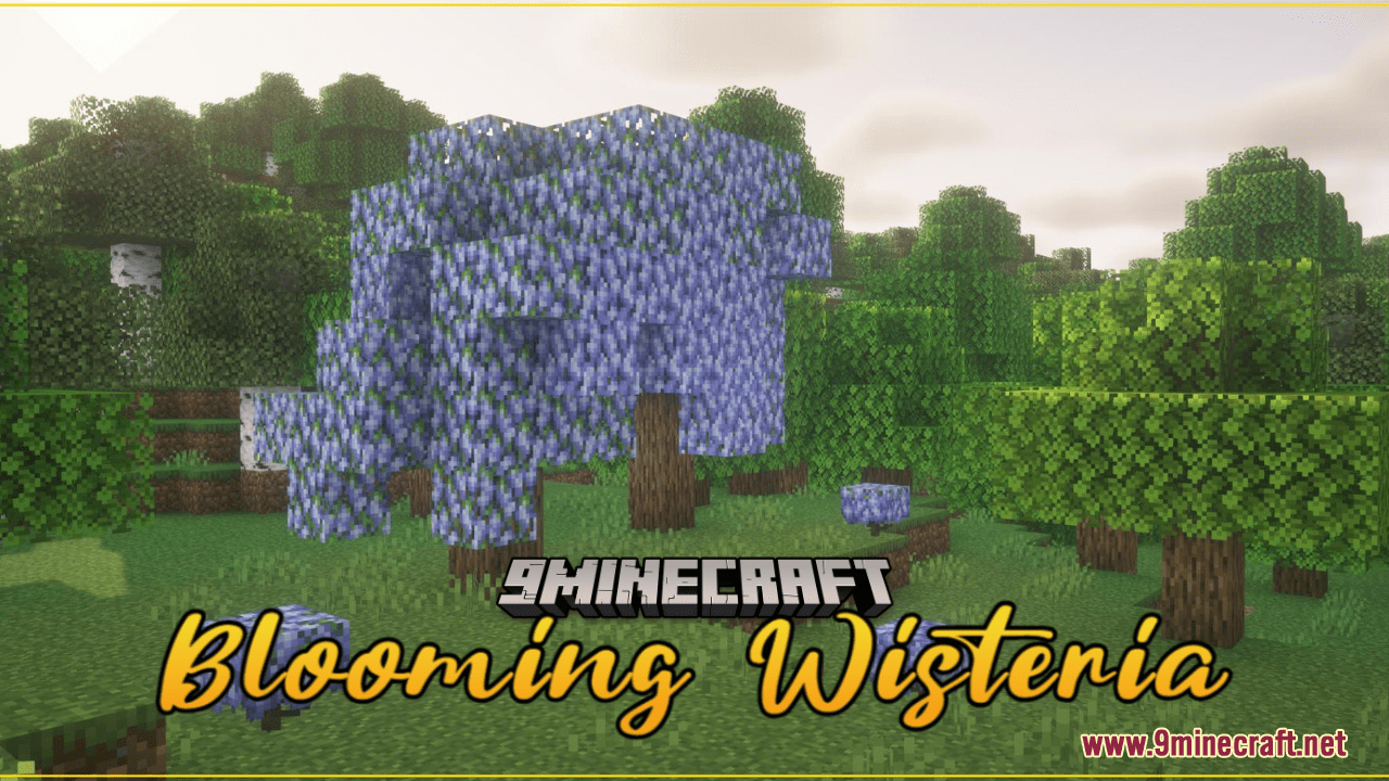 Blooming Wisteria Resource Pack (1.20.6, 1.20.1) - Texture Pack 1