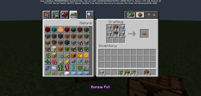 Bonsai Tree Addon (1.20, 1.19) - MCPE/Bedrock Mod 16