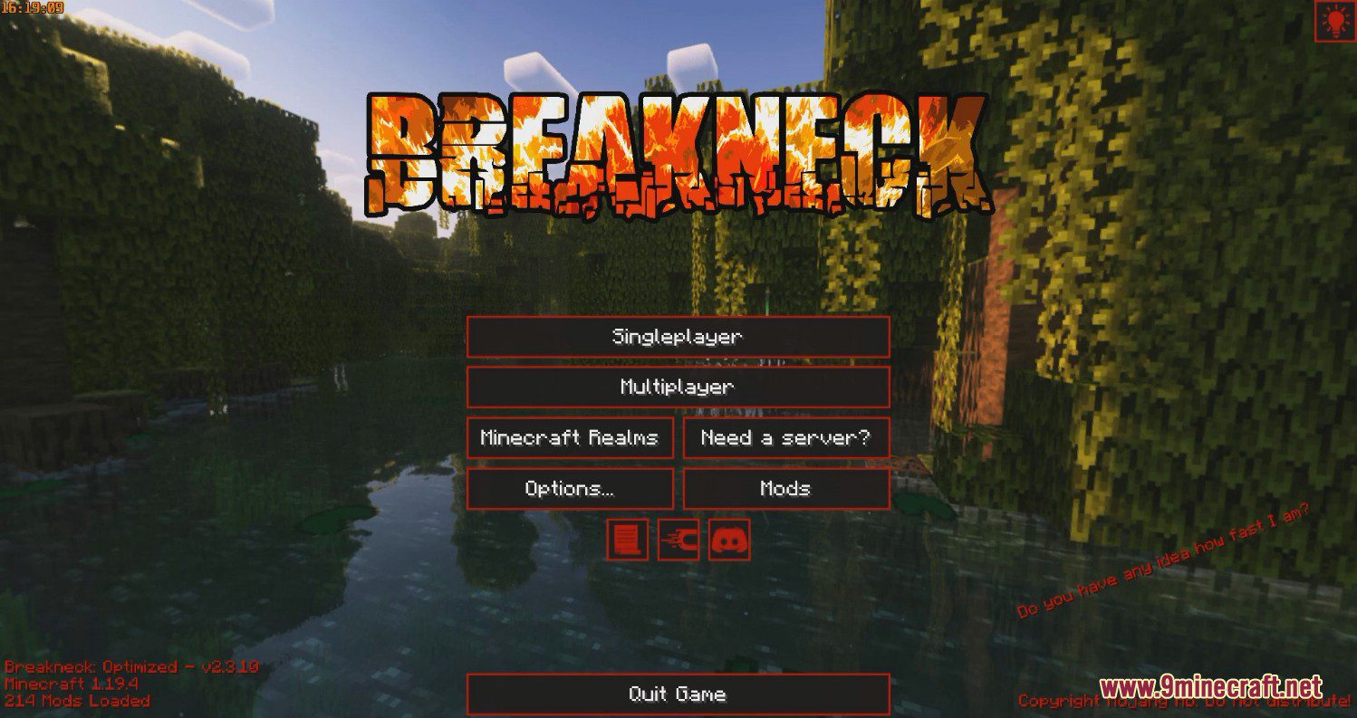 Breakneck Optimized Modpack (1.21, 1.20.1) - FPS Boost, Shaders 2