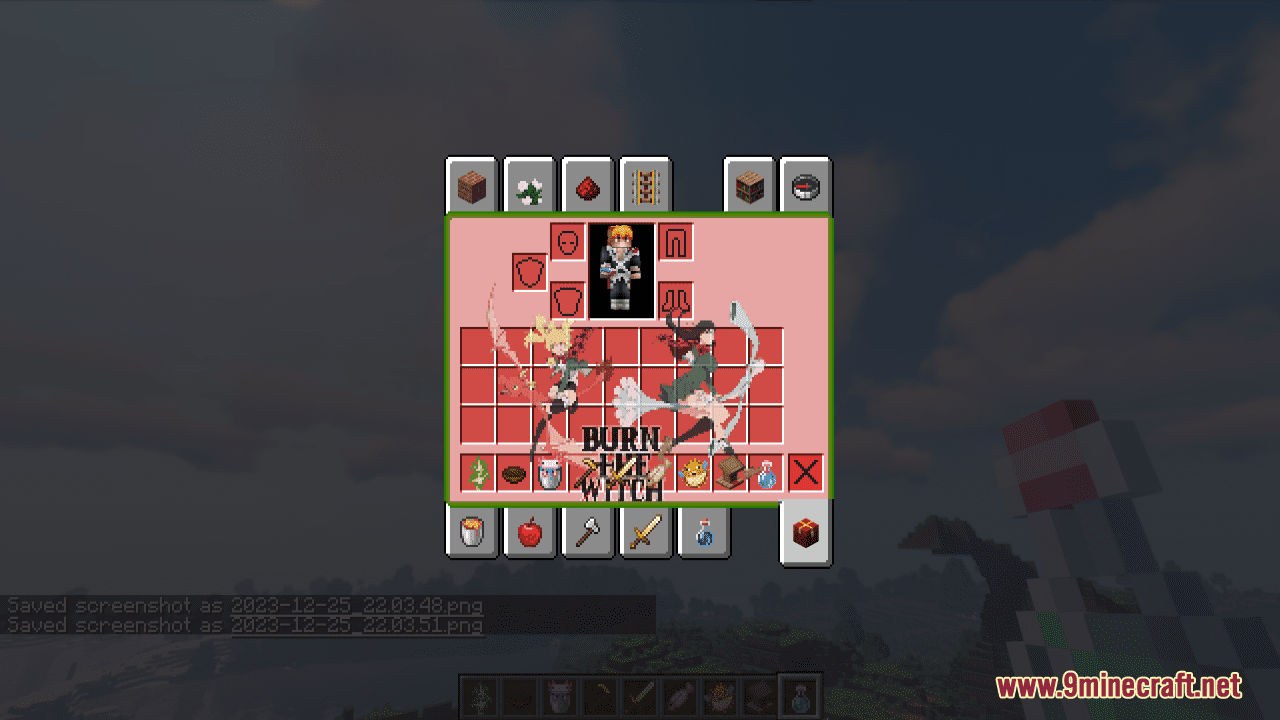 Burn the Witch Custom GUI Resource Pack (1.20.6, 1.20.1) - Texture Pack 5