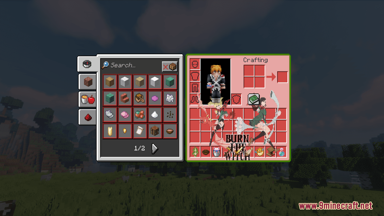 Burn the Witch Custom GUI Resource Pack (1.20.6, 1.20.1) - Texture Pack 6