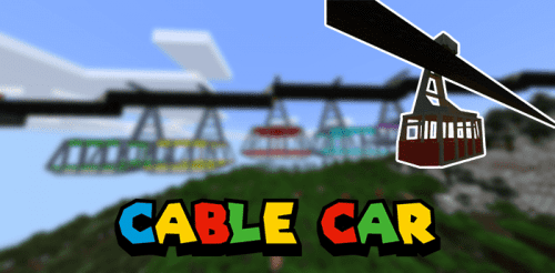 Cable Car Addon (1.20) – MCPE/Bedrock Mod Thumbnail