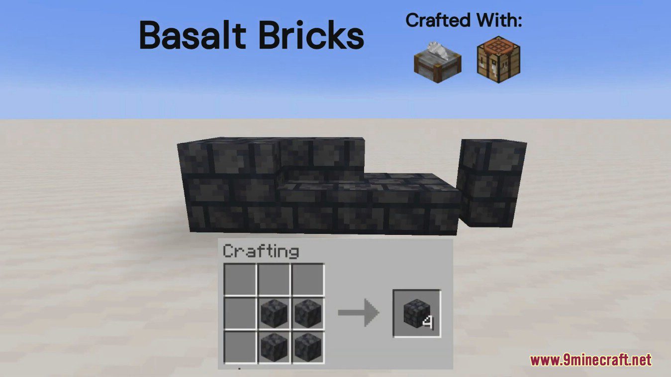 Chiseled Bricks and Tiles Mod (1.20.1) - Variation of Vanilla Stone Blocks 12