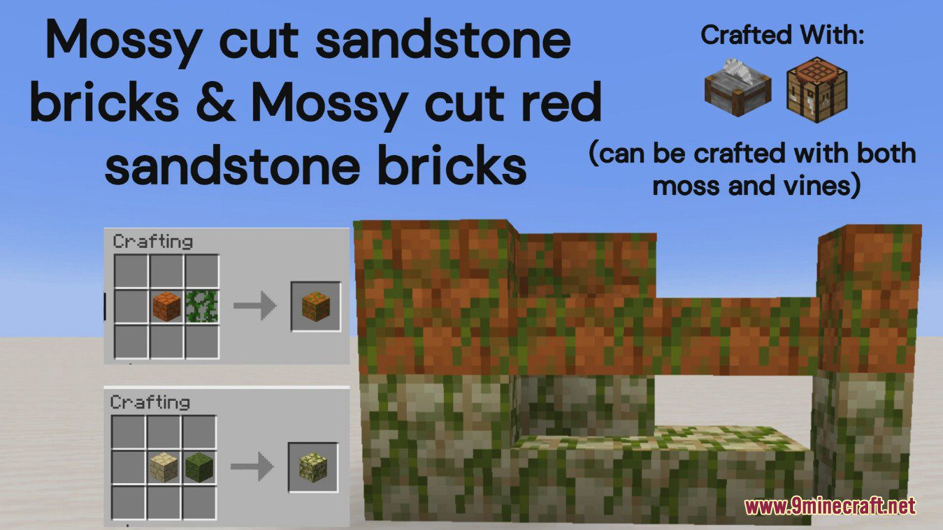 Chiseled Bricks and Tiles Mod (1.20.1) - Variation of Vanilla Stone Blocks 15