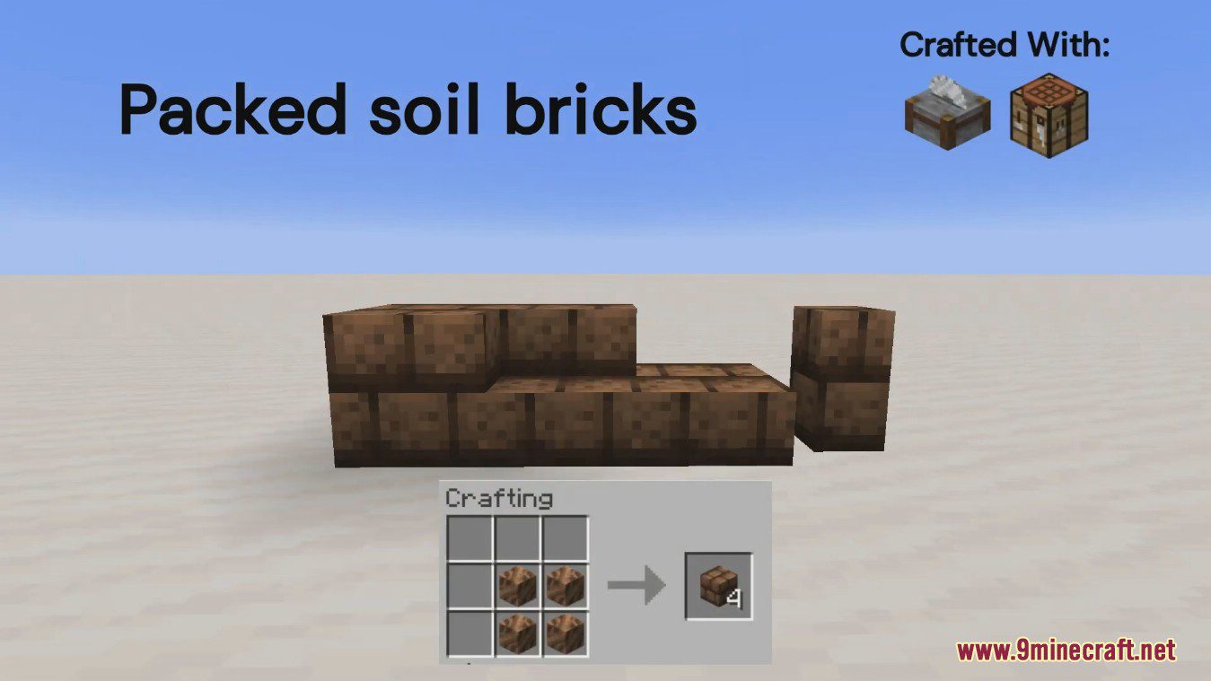 Chiseled Bricks and Tiles Mod (1.20.1) - Variation of Vanilla Stone Blocks 17