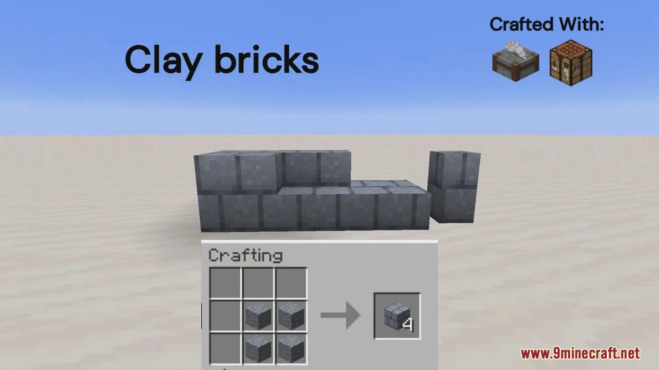 Chiseled Bricks and Tiles Mod (1.20.1) - Variation of Vanilla Stone Blocks 18