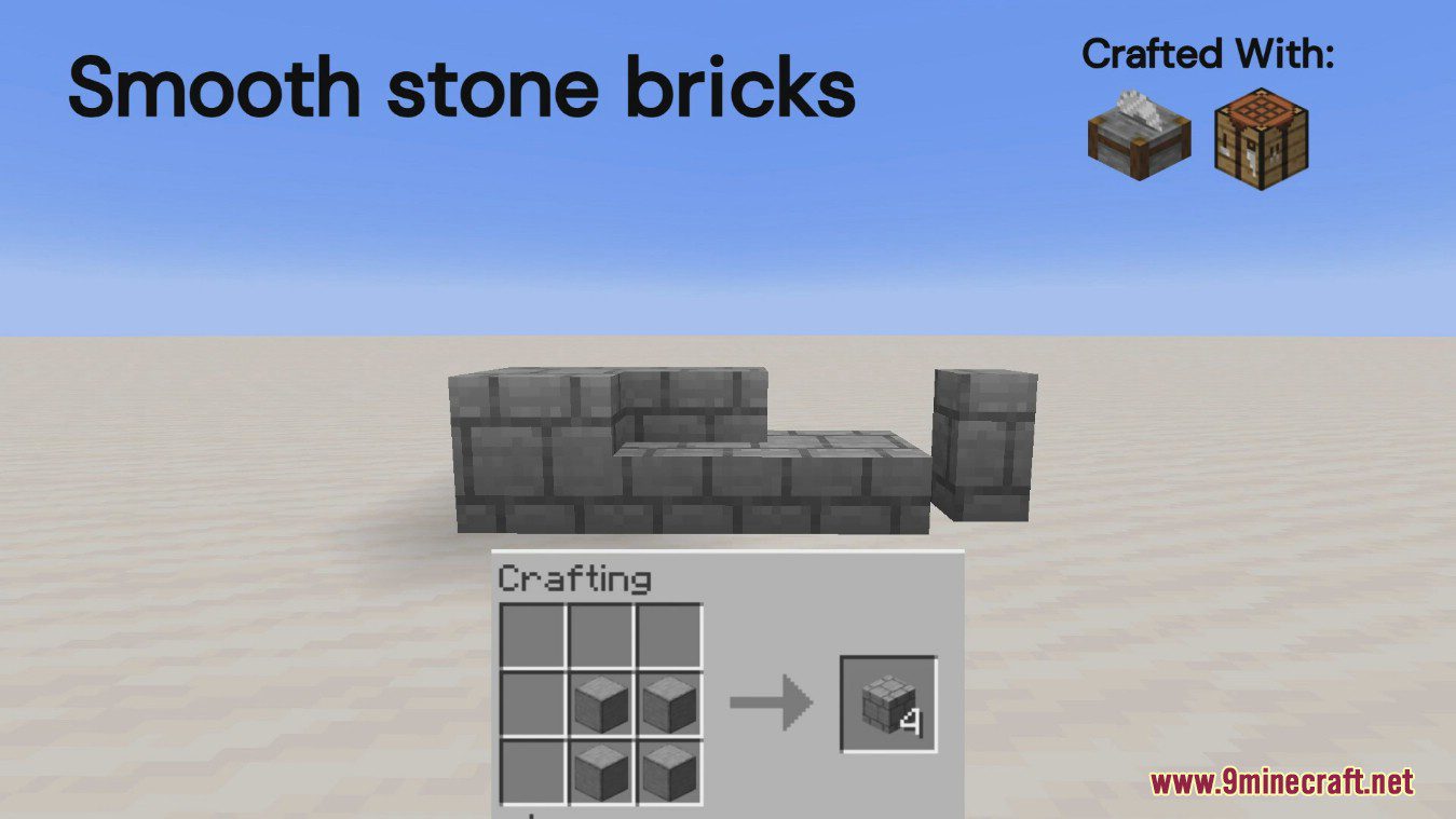 Chiseled Bricks and Tiles Mod (1.20.1) - Variation of Vanilla Stone Blocks 21